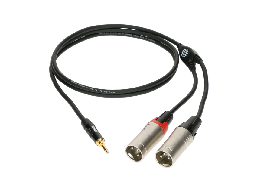 KLOTZ KY9-300 PRO Y-KABEL 3,5MM - 2x XLR M - DANYS MUSIC SHOP VILLACH