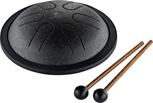 MEINL SONIC ENERGY MSTD1BK MINI TAMBURO CON LINGUA IN ACCIAIO NERO DO MAGGIORE