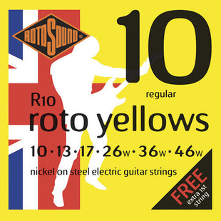 CORDE PER CHITARRA ELETTRICA ROTOSOUND R10 10-46