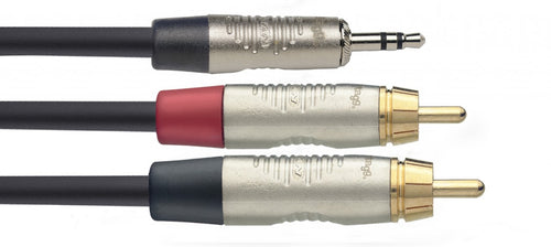 STAGG NYC3/MPS2CMR 3,5MM/2xRCA 3M - DANYS MUSIC SHOP VILLACH