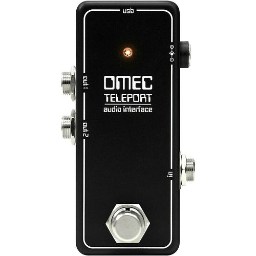 ORANGE OMEC TELEPORT USB AUDIO INTERFACE IN EFFECT PEDAL FORMAT 