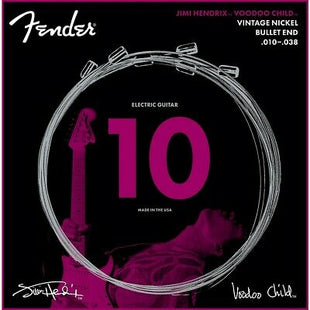 FENDER HENDRIX VOODOO BAMBINO BULLET END NICKEL 10-38